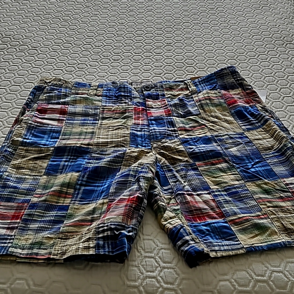 Izod Madras shorts